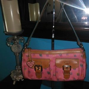 Dooney &Bourke Pink Monogram Purse